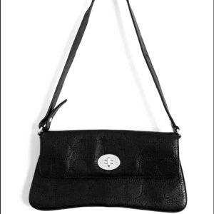 Kate Spade black leather shoulder bag 🖤